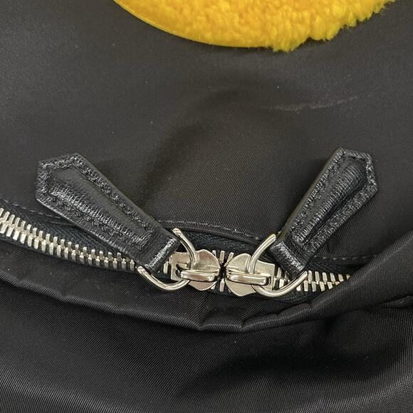 Fendi Backpack 7VZ016 Black Yellow Silver main image 6